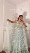 Luxe Turquoise Lehenga - Heavy Embroidery for Weddings