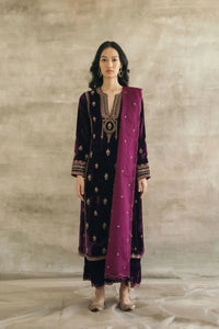 Luxe Velvet Kurti Set - Heavy Embroidery for Women's Party Wear