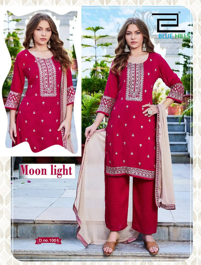 Luxe Vichitra Silk Kurti Set - Elegant Festive Wear for Women