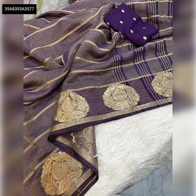 Luxe Viscose Ruchi Silk Saree - Peacock Border for Women