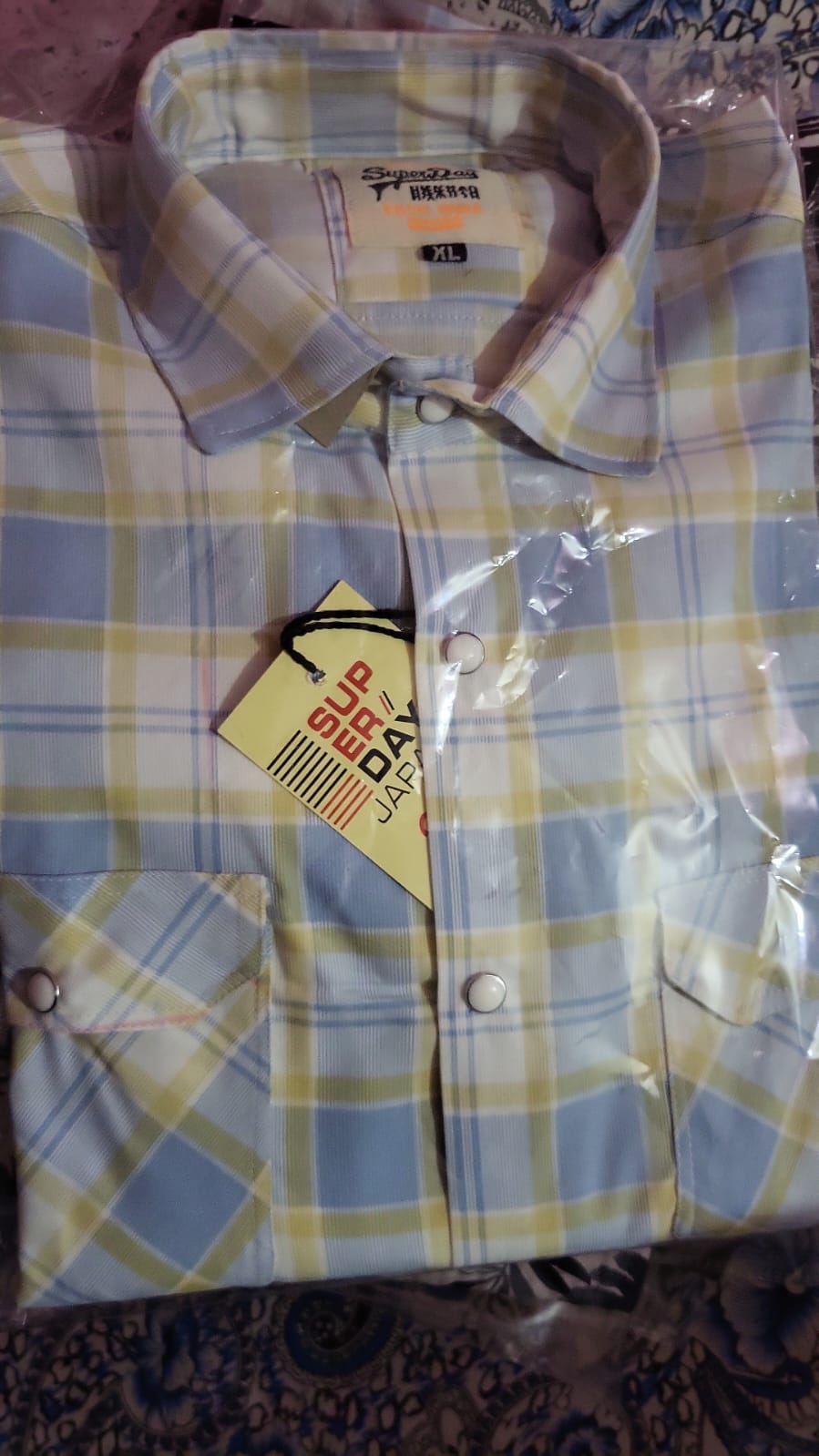 Men Slim Fit Checkered Cut Away Collar Casual Shirt (With pocket - Pack of 3) XL