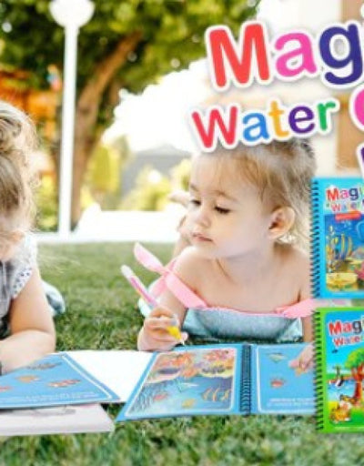 Magical Water Painting Book For Kids (Pack of 4)