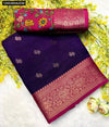 Premium Mangalgiri Silk Saree for Women with Jari Weave | Festive, Elegant Ethnic Wear Online