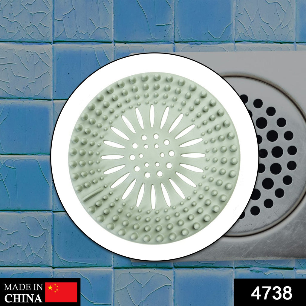 4738 square chrome shower drain cover for bathroom and toilet floor water drainage