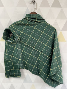 Men Regular Fit Checkered Ribbed Collar Casual Shirt | TRENDBUY