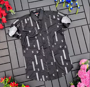 Men Regular Fit Printed Spread Collar Casual Shirt | TRENDBUY