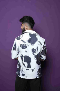 Men Regular, Super Slim Fit Graphic Print Lapel Collar Casual Shirt | TRENDBUY