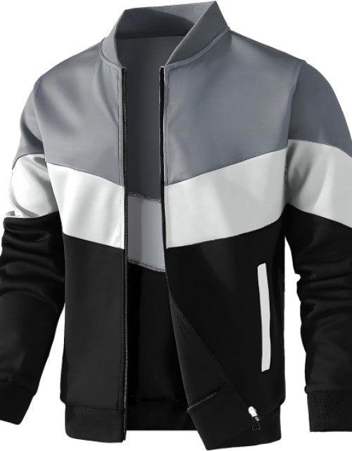 Men Solid Soft Fleece Warm Open Zipper Jacket - TREND BUY