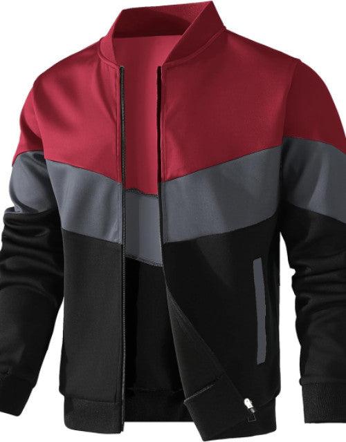 Men Solid Soft Fleece Warm Open Zipper Jacket - TREND BUY