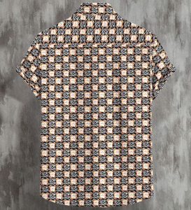 Men's Solid Slim Fit Casual Shirt, Half Sleeve Shirt