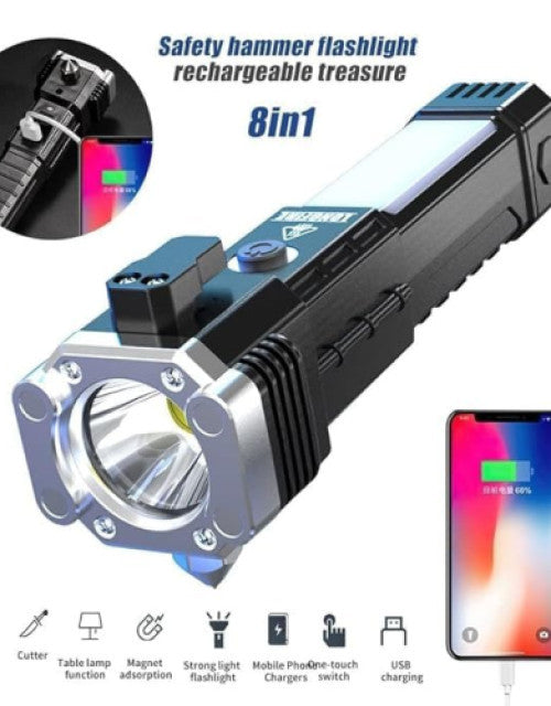 Compact mini universal projector LED headlight torch.