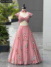 Modern Floral Georgette Lehenga for Women | Festive Wear