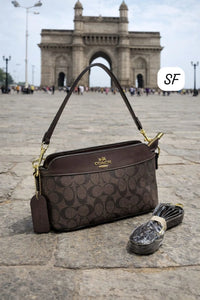 Monogram Convertible Sling Bag for Women | Everyday Elegance & Versatile Style