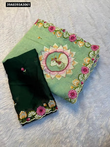 Buy Multi Sequence Embroidered Saree for Women | Festive & Party Wear Ethnic Wear Online