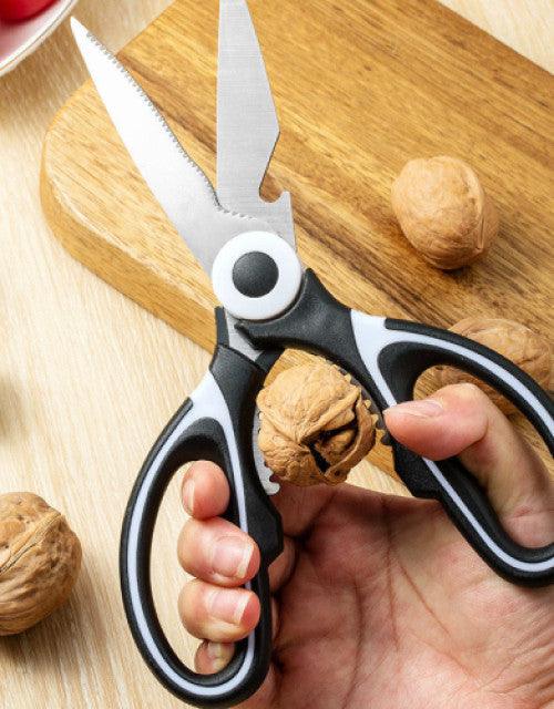 Multifunctional Kitchen Shears Stainless Steel Panda Scissors with Plastic Protective Cover for Chicken Fish Meat Vegetable - TREND BUY