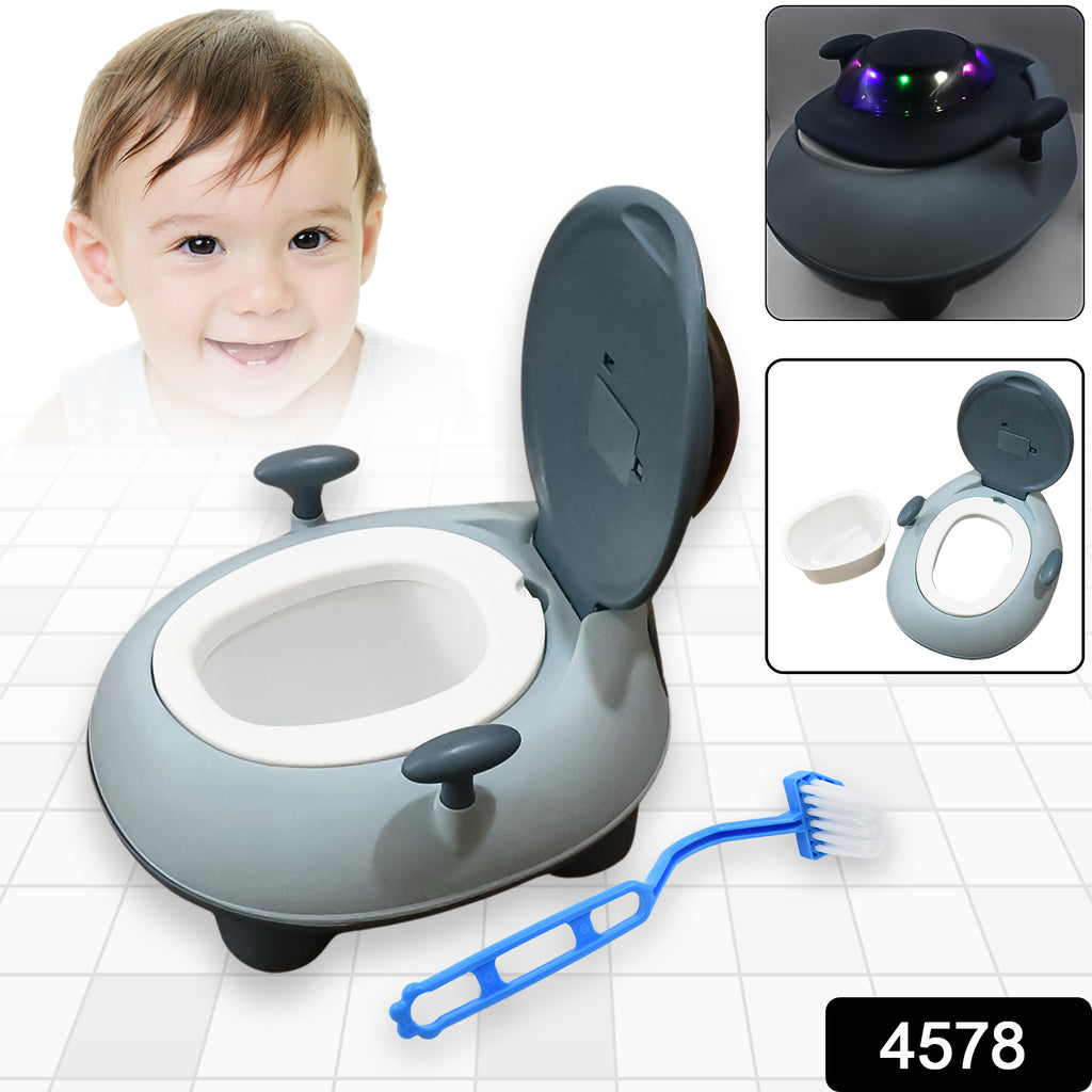 4578  Baby Portable Lighting  Music Toilet Baby Potty Training Seat Baby Potty Chair For Toddler Boys Girls Potty Seat For 1+ Year Child - TREND BUY
