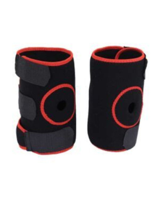 Comfortable black Neo Next Perfect Fit Knee Support Pair, free size, ideal for athletic or daily joint support