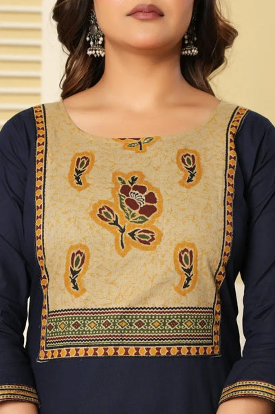 New Arrival Best-Selling Dhabu Cotton Kurti Set - Elegant Summer Style for Women | Sizes S-3XL
