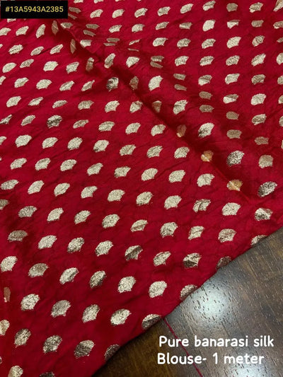 New Arrival Chiffon Saree - Elegant Zari Butti Blouse for Women