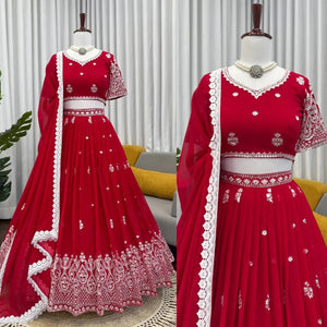 New Arrival Georgette Lehenga - Fully Stitched Sequence for Women