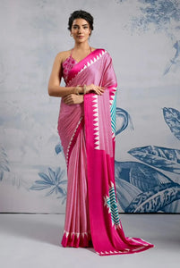 New Arrival Model Silk Saree - Digital Print Design for Festive & Party Wear