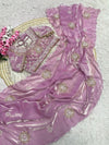 New Arrival Trending Fandy Sattin Saree - Elegant Bollywood Design for Festive Wear