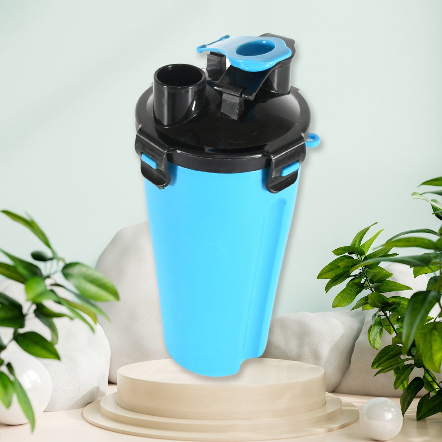 12697 Plastic Sports Double Wall Water Bottle High Quality Water Bottle Bpa-free  Leak-proof For Kids School For Fridge Office Sports School Gym Yoga (1 Pc  400 Ml Approx) - TREND BUY