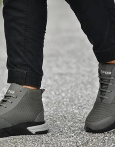 Premium Leather Low-Top Lace-Up Sneakers for Smart-Casual Wear