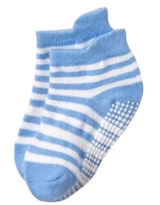 Premium Organic Cotton Toddler Socks - Breathable Non-Slip Daily Crew Socks