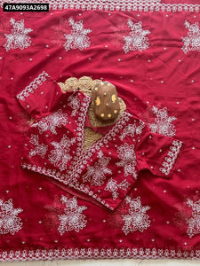 Buy Orgenza Saree with Multy Thread Work for Women | Traditional Elegance Ethnic Wear Online
