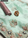 Exquisite Sequin & Pearl Work Orgenza Silk Saree for Women | Premium Ethnic Wear Online