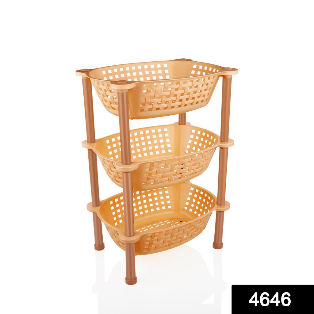 3 Pcs white Multipurpose Plastic Storage Rack Organisers, stackable for shoes and various items.