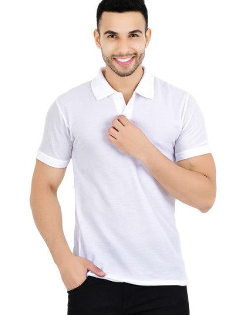 Pack of 4 Men Solid Polo Neck Multicolor T-Shirt - TREND BUY