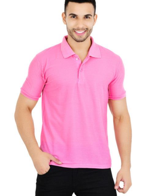 Pack of 4 Men Solid Polo Neck Multicolor T-Shirt - TREND BUY