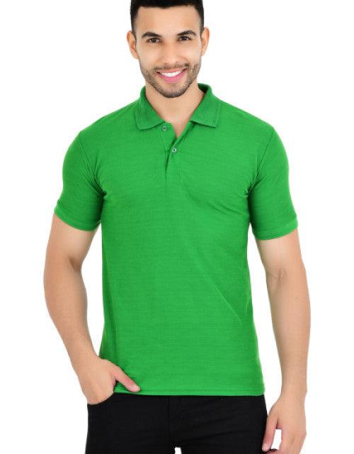 Pack of 4 Men Solid Polo Neck Multicolor T-Shirt - TREND BUY