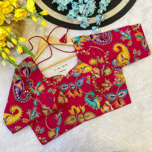 Partywear Embroidered Blouse for Women | Festive & Party