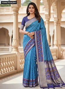 Exquisite Patola Silk Saree with Authentic Gadwal Border for Women | Premium Festive & Wedding Ethnic Wear Online