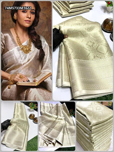 TRENDBUY Celebrity Inspired Banarasi Silk Saree with Zari Weaving