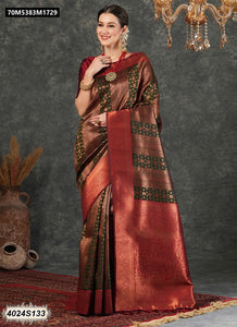 TRENDBUY Viral Kanjivaram Silk Saree Collection - Soft, Stunning & Ready to Ship