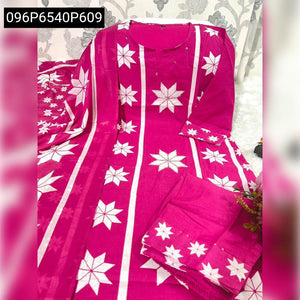 TRENDBUY Hand Work A-Line Kurti Set with Pant & Dupatta