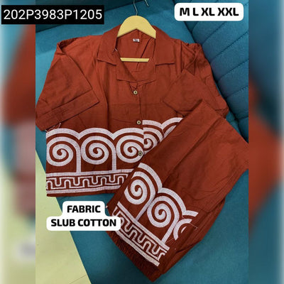 Women's Embroidered Cotton Co-ord Set | Ethnic & Daily Wear