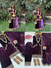 Designer Velvet Kurti-Plazzo Set Women's | Festive & Occasion Wear