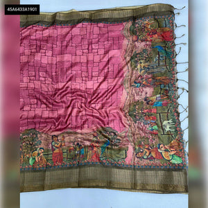 Panerai Tusser Silk Printed Saree for Women | Traditional Wear