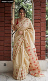 Lilan Slab Polka Dot Weave Saree for Women | Casual & Festive Wear
