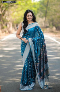 Lichi Silk Jacquard Weave Saree for Women | Festive & Wedding