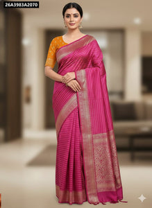Traditional Dola Silk Zari Saree for Women | Ethnic Wear