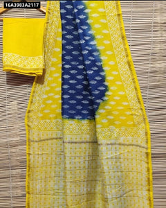 Chanderi Silk Digital Printed Saree for Women | Ethnic Daily Wear