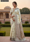 Pure Tussar Embroidered Saree for Women | Festive Elegance