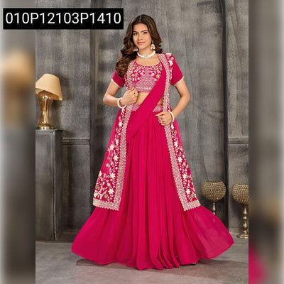 Embroidered Coat Style Lehenga for Women | Festive & Party Wear