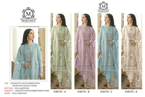 TRENDBUY Exclusive Pakistani Faux Georgette Salwar Suit | Heavy Embroidery & Khatli Work